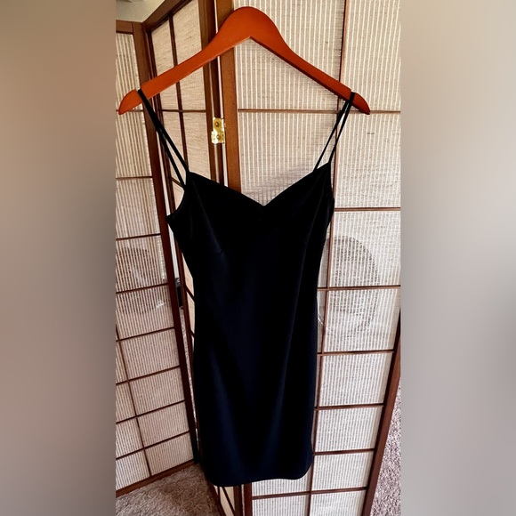 Y2K vintage Esprit black gathered bust strappy slip dress - Picture 5 of 10